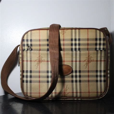 vintage burberry travel bag|authentic vintage burberry bag.